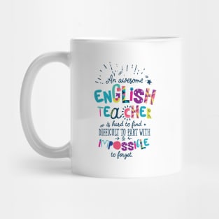 An Awesome English Teacher Gift Idea - Impossible to forget Mug